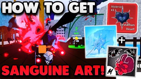 How do you get Sanguine Art in Blox Fruits: A Journey into Creative Expressions