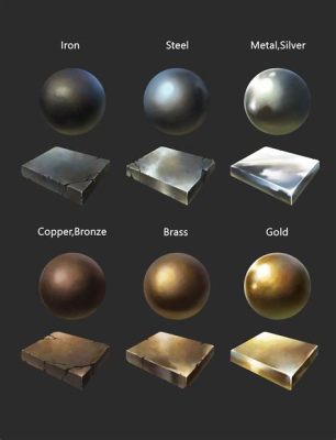 how to color metal digital art: exploring the nuances of blending metallic tones