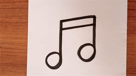 how to draw a music note easy