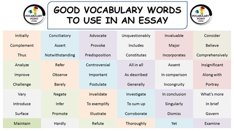 what are some good words to use in an essay to enhance the flow and coherence of your writing?