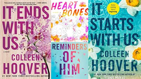 what order do i read colleen hoover books? should one start with the earlier books or gradually move towards her latest releases?